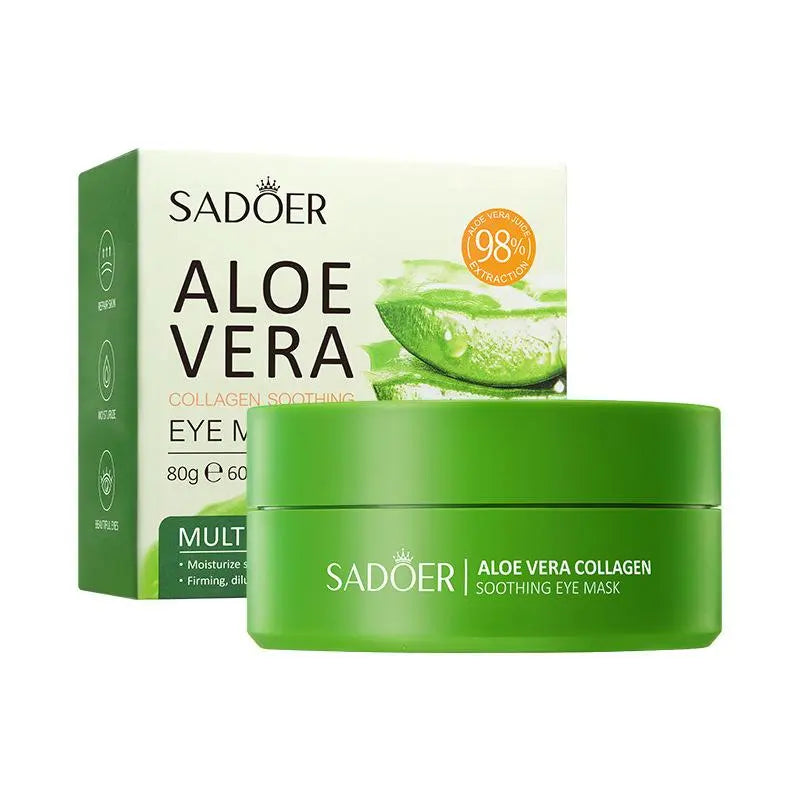 Aloe Vera & Kollagen ögonmaske 60 stk AuroraNorge